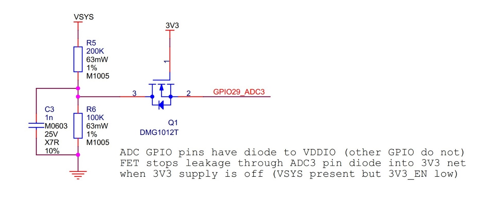 voltage monitoring on pico module